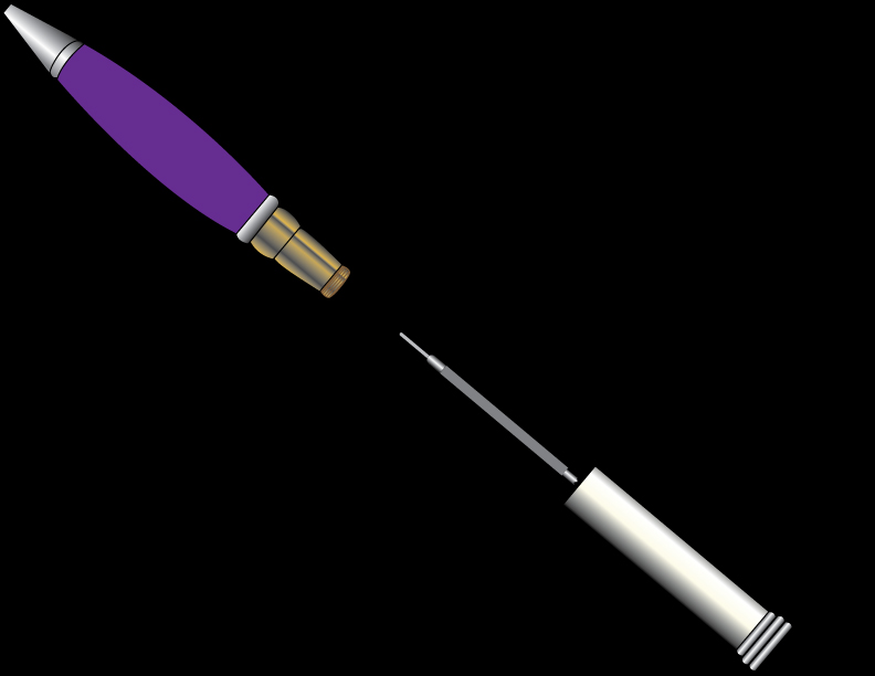 Blown up pen
